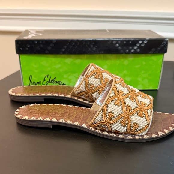 Sam Edelman Beaded Sandals size 10 - Picture 5 of 5